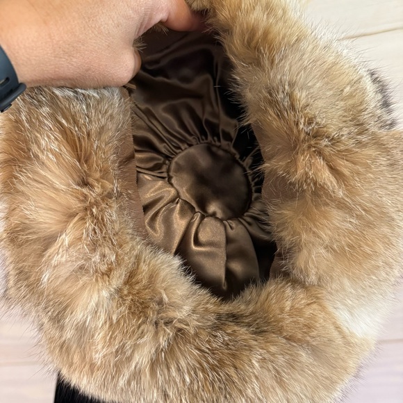 vintage rabbit fur (real) ushanka hat Russian Soviet Classy Style - Picture 7 of 8